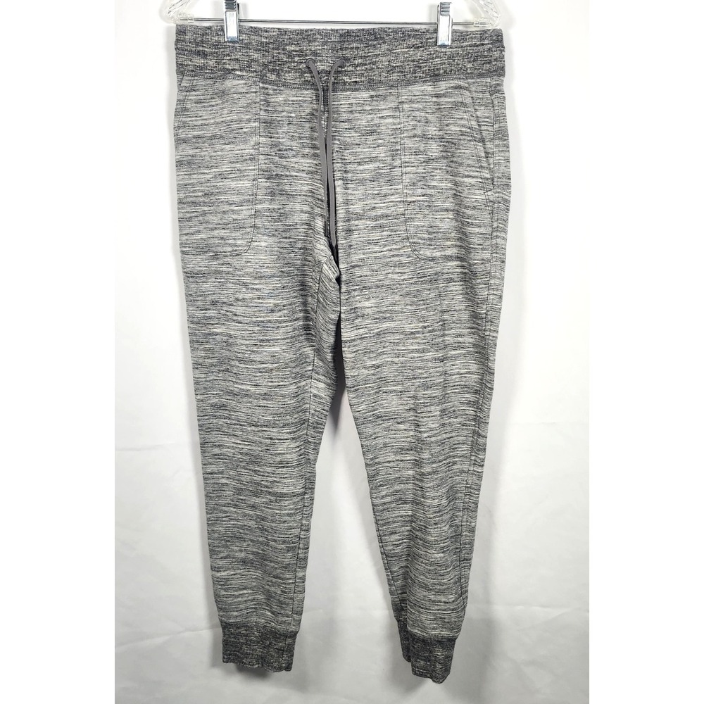 L.L. Bean Jogger Pants Womens Size Small Gray Bean's Cozy Marled Lounge Elastic
